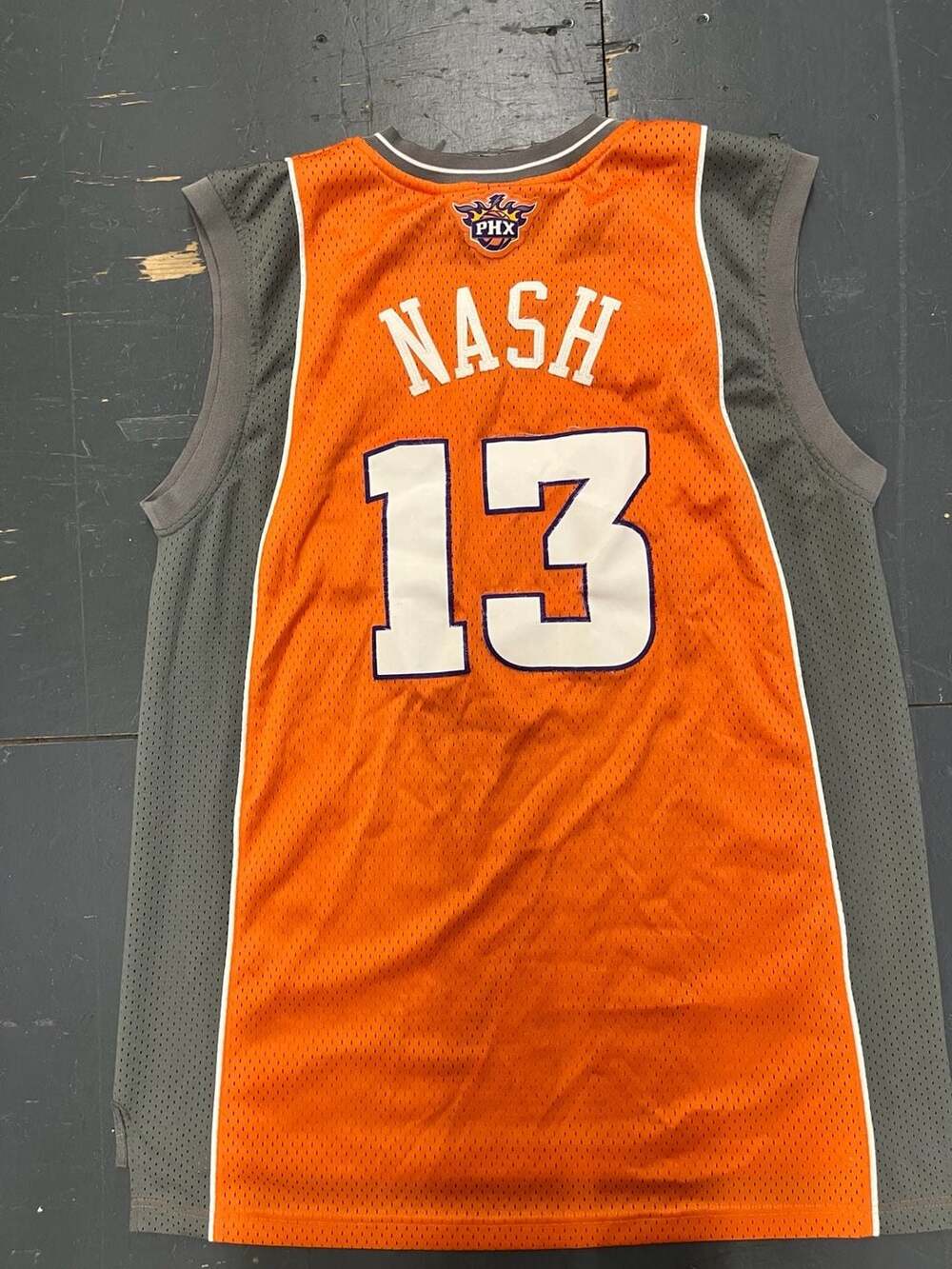 Steve Nash Phoenix Suns Reebok Jersey Swingman PHX Alt Orange Sewn NBA Men M